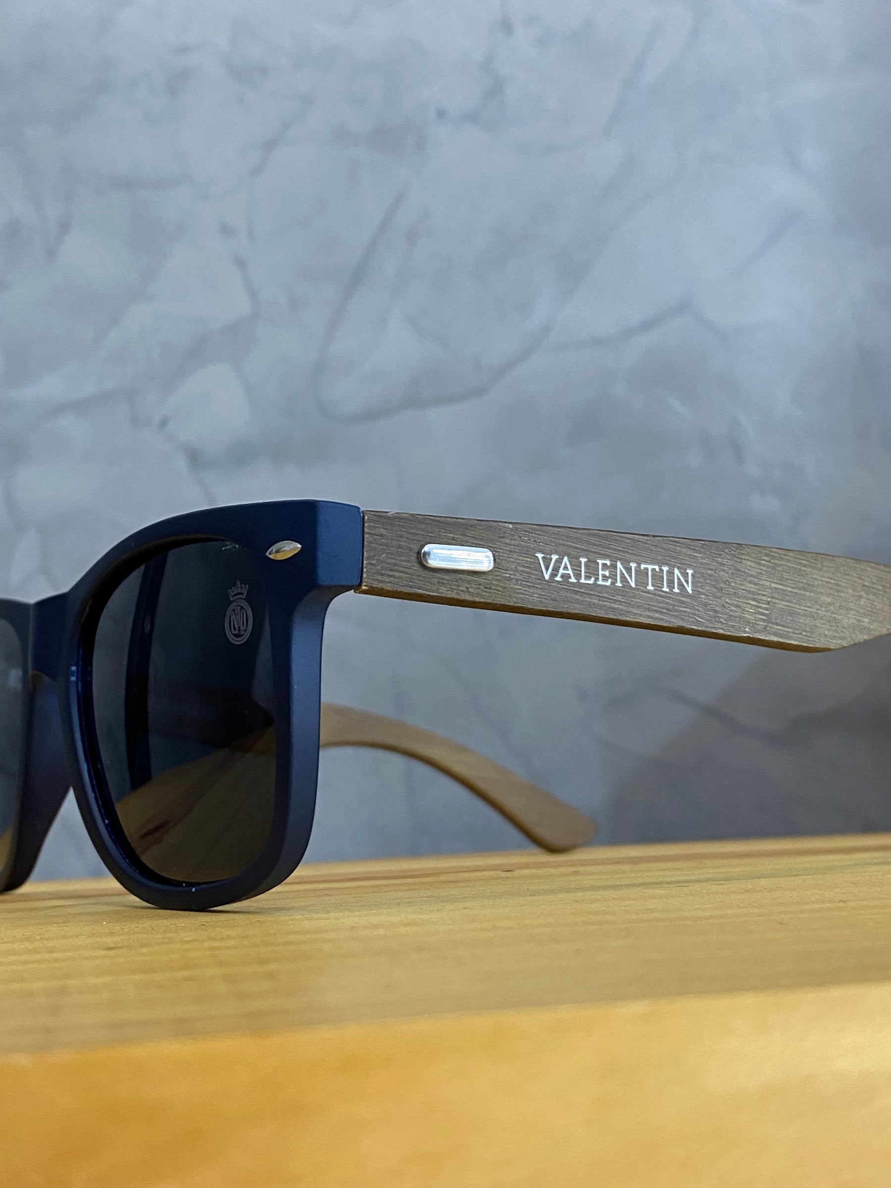 Óculos azul/haste marrom Valentin