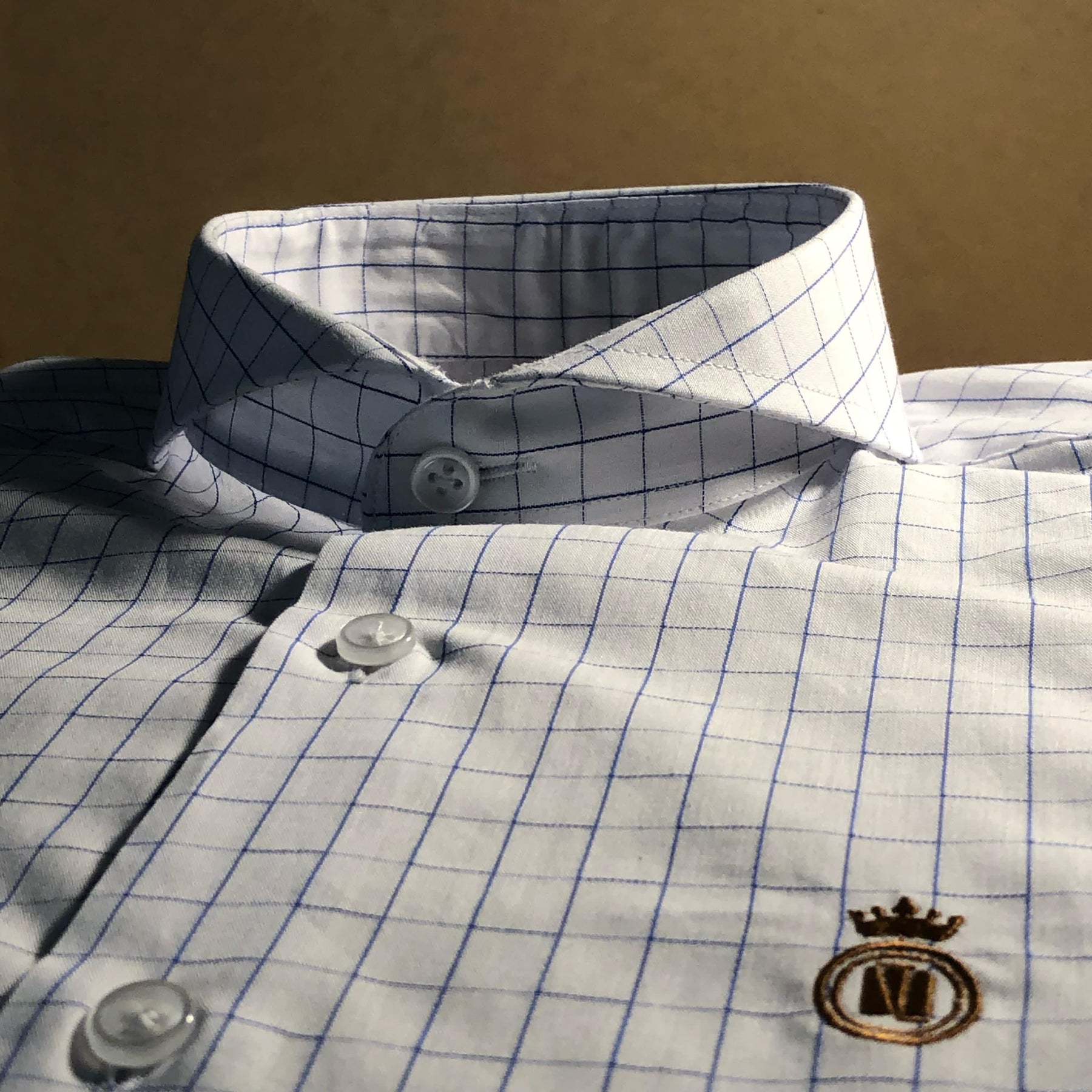 Camisa Cutaway Xadrez