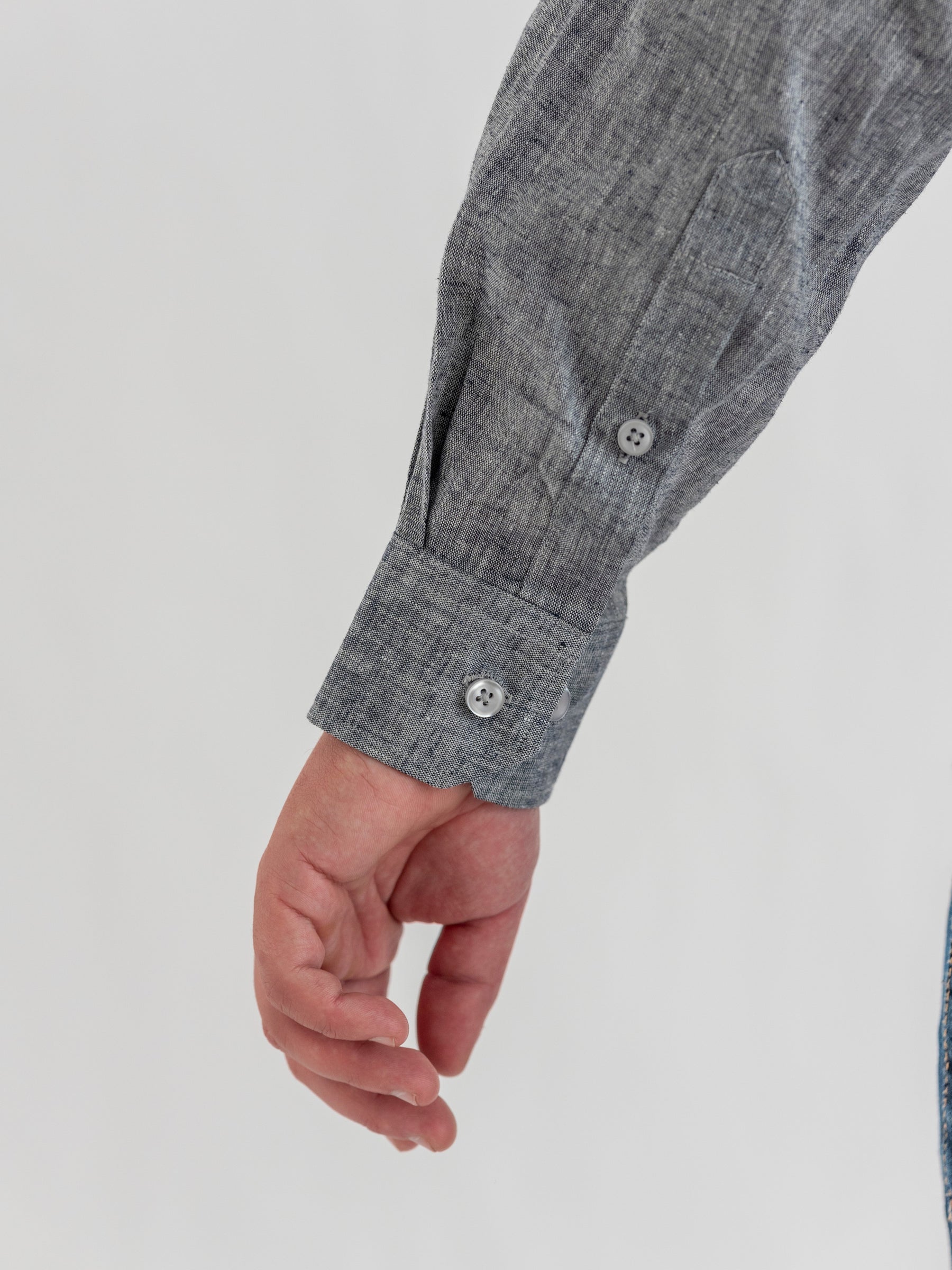 Camisa Chumbo Rajado