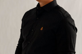 Camisa Preta Poá