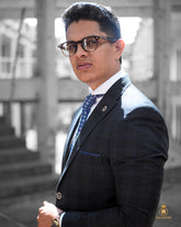 Costume Valentin - Preto Xadrez Coleção Legacy