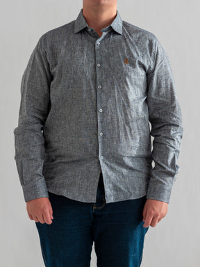 Camisa Chumbo Rajado