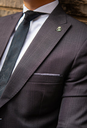 Costume preto Príncipe de Gales-FORJA