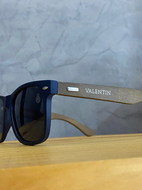 Óculos azul/haste marrom Valentin