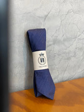 Gravata Azul Rajado