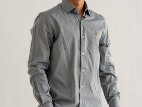 Camisa Chumbo Detalhes P