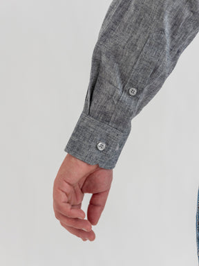 Camisa Chumbo Rajado