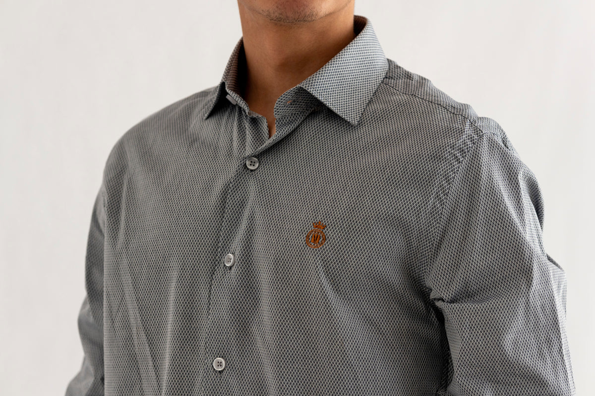 Camisa Chumbo Detalhes P