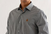 Camisa Chumbo Detalhes P